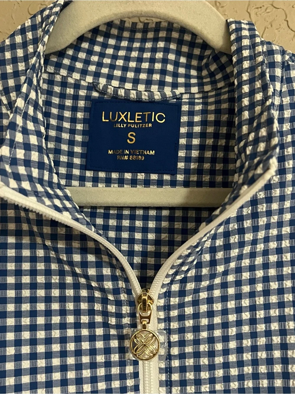 Lilly Pulitzer Luxletic Romilly Performance Jacket Size Small
